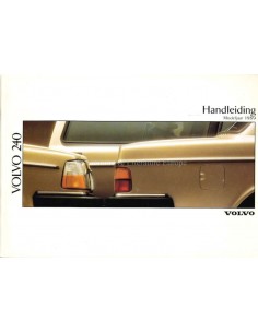 1991 VOLVO 240 OWNERS MANUAL DUTCH