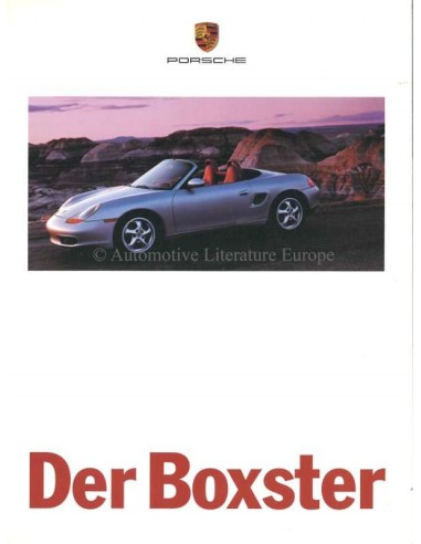 1997 PORSCHE BOXSTER BROCHURE GERMAN