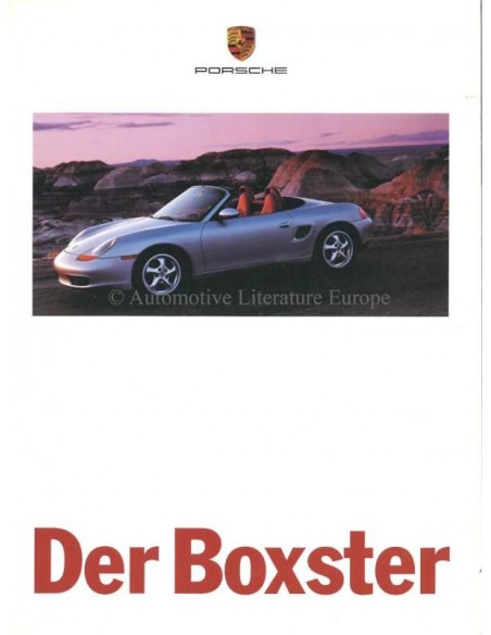 1997 PORSCHE BOXSTER BROCHURE GERMAN