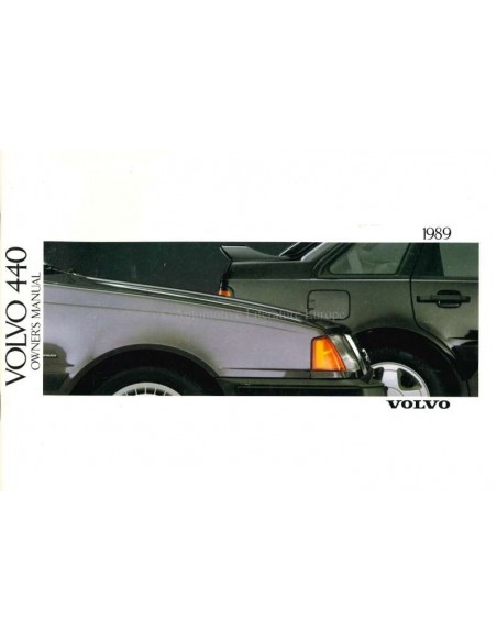 1989 VOLVO 440 OWNERS MANUAL ENGLISH