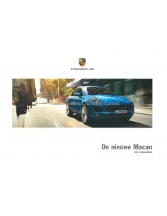 2015 PORSCHE MACAN HARDCOVER PROSPEKT NIEDERLÄNDISCH