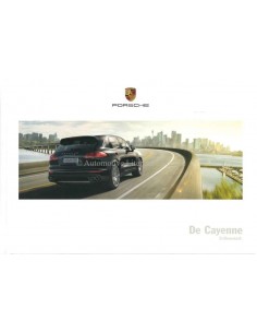 2017 PORSCHE CAYENNE HARDCOVER PROSPEKT NIEDERLÄNDISCH