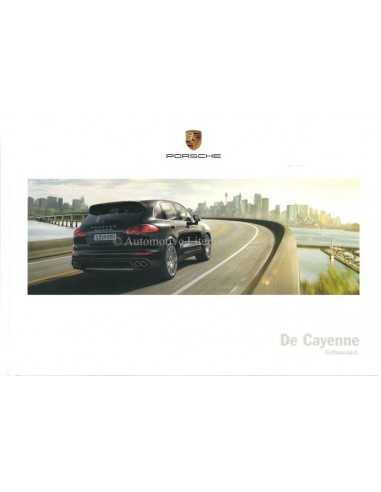 2017 PORSCHE CAYENNE HARDCOVER BROCHURE NEDERLANDS