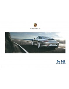 2016 PORSCHE 911 CARRERA HARDCOVER PROSPEKT NIEDERLÄNDISCH