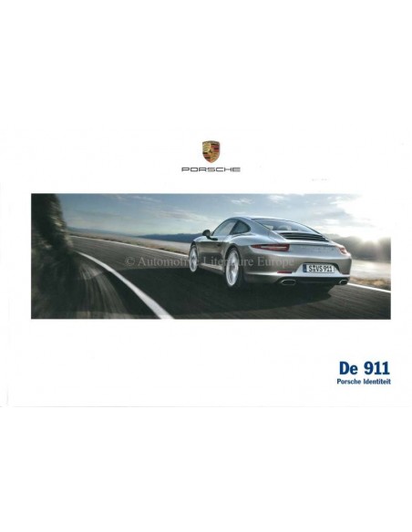2016 PORSCHE 911 CARRERA HARDCOVER BROCHURE NEDERLANDS
