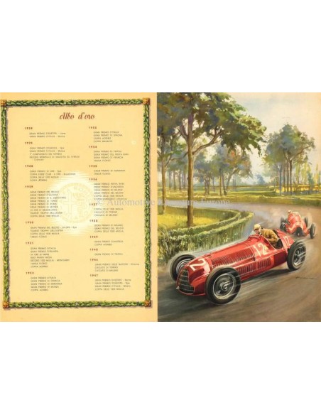 1947 ALFA ROMEO 2500 SPORT & SUPER SPORT PROSPEKT ITALIENISCH