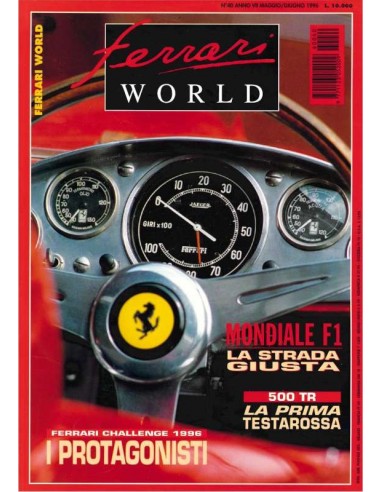 1996 FERRARI WORLD MAGAZINE 40 ITALIAANS