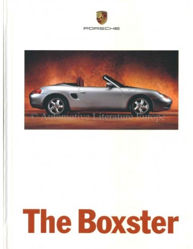 1997 PORSCHE BOXSTER HARDCOVER BROCHURE ENGLISH