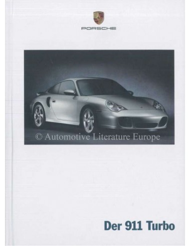 2002 PORSCHE 911 TURBO HARDBACK BROCHURE GERMAN