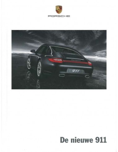 2008 PORSCHE 911 CARRERA HARDCOVER PROSPEKT NIEDERLÄNDISCH