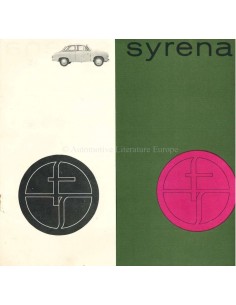 1966 FSO SYRENA 104 BROCHURE POOLS