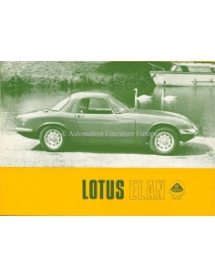 1967 LOTUS ELAN BROCHURE ENGLISH