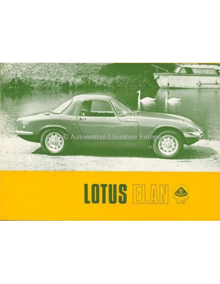 1967 LOTUS ELAN PROSPEKT ENGLISCH