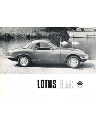 1967 LOTUS ELAN PROSPEKT ENGLISCH