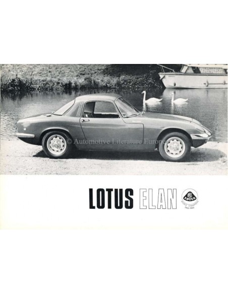 1967 LOTUS ELAN PROSPEKT ENGLISCH