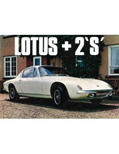 1969 LOTUS ELAN +2S BROCHURE ENGLISH