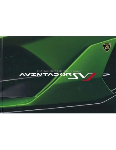 2019 LAMBORGHINI AVENTADOR SVJ COUPÉ & ROADSTER VIP HARDCOVER BROCHURE DUITS