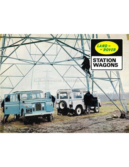 1967 LAND ROVER STATION WAGONS SERIES IIA PROSPEKT ENGLISCH