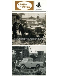 1960 LAND ROVER SERIES II PROSPEKT ENGLISCH