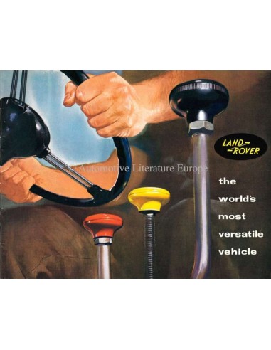 1966 LAND ROVER SERIES II & SERIES IIA BROCHURE ENGELS