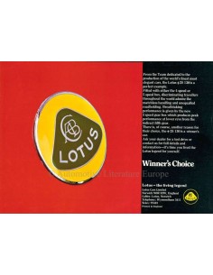 1971 LOTUS ELAN +2S 130 BROCHURE ENGELS