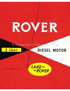 1953 LAND ROVER SERIES I BROCHURE ENGELS
