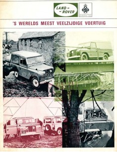 1967 LAND ROVER SERIES IIA BROCHURE NEDERLANDS