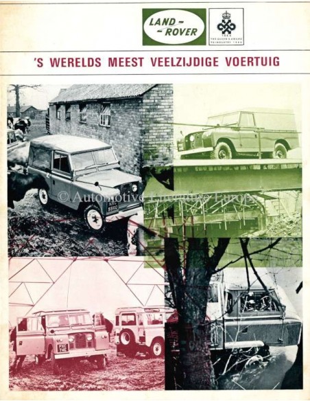 1967 LAND ROVER SERIES IIA PROSPEKT NIEDERLÄNDISCH