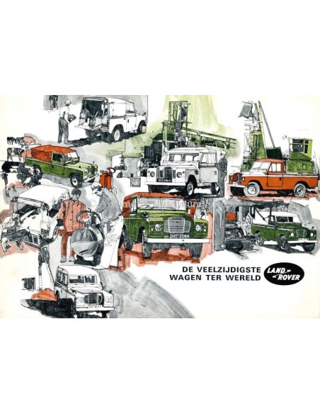 1971 LAND ROVER SERIES III BROCHURE NEDERLANDS