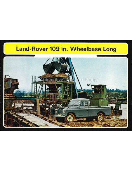1971 LAND ROVER SERIES III PROSPEKT ENGLISCH