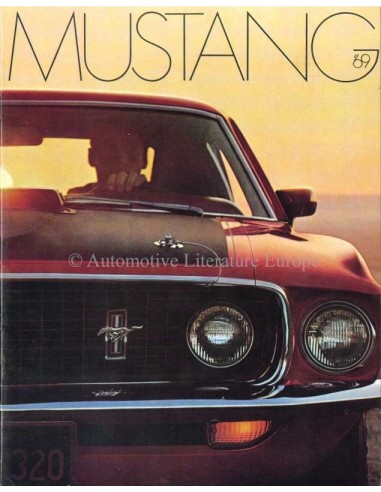 1969 FORD MUSTANG BROCHURE ENGELS (USA)