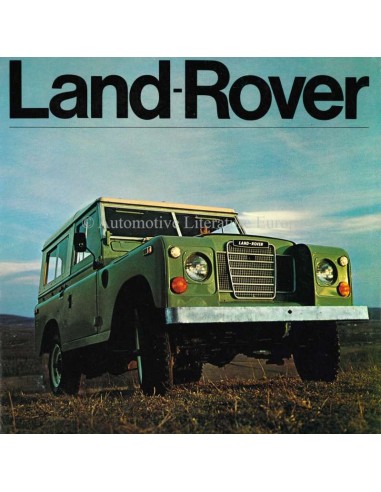 1973 LAND ROVER SERIES III BROCHURE ENGLISH