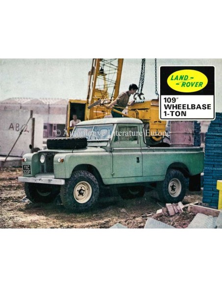 1974 LAND ROVER SERIES III BROCHURE ENGLISH
