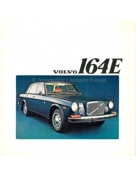 1972 VOLVO 164 E BROCHURE ENGLISH