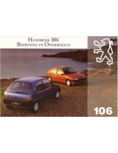 1993 PEUGEOT 106 INSTRUCTIEBOEKJE FRANS NEDERLANDS