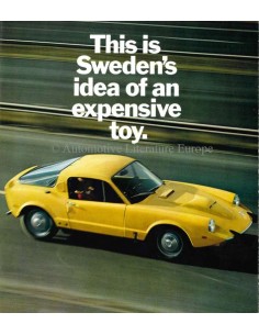 1969 SAAB SONETT V4 PROSPEKT ENGLISCH