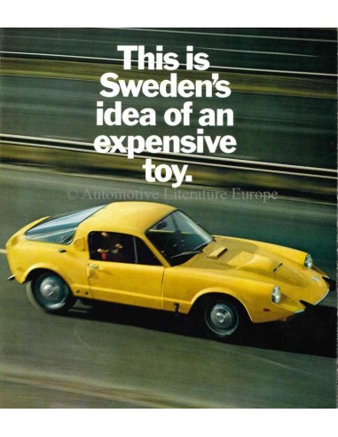 1969 SAAB SONETT V4 BROCHURE ENGLISH