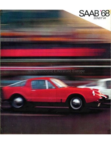 1968 SAAB SONETT V4 PROSPEKT ENGLISCH
