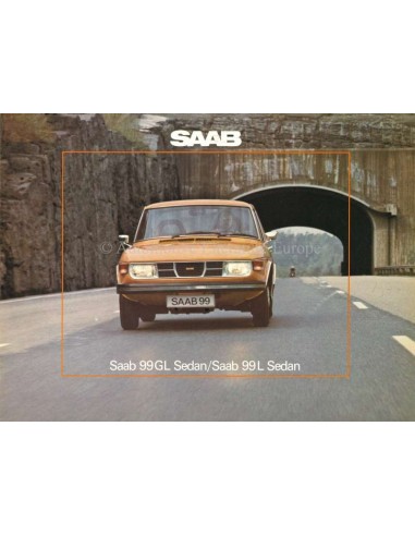 1975 SAAB 99 BROCHURE NEDERLANDS