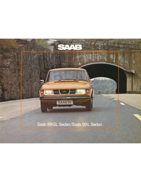1975 SAAB 99 BROCHURE NEDERLANDS