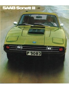 1971 SAAB SONETT BROCHURE ENGELS (USA)