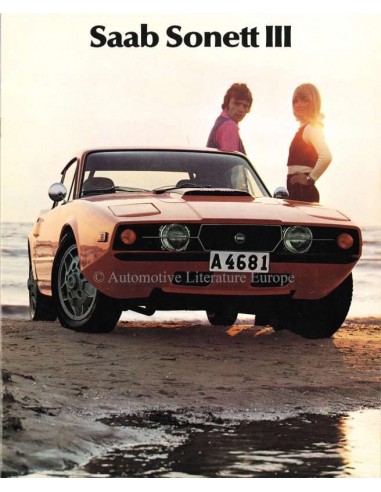1972 SAAB SONETT PROSPEKT ENGLISCH (USA)