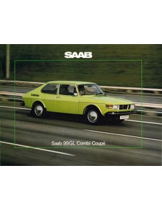 1975 SAAB 99GL COMBI COUPE BROCHURE DUTCH