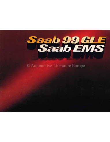 1976 SAAB 99 GLE / EMS BROCHURE NEDERLANDS