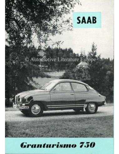 1961 SAAB 96 GRANTURISMO 750 PROSPEKT SCHWEDISCH