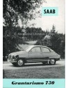 1961 SAAB 96 GRANTURISMO 750  BROCHURE ZWEEDS