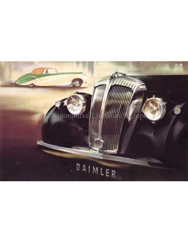 1948 DAIMLER CONSORT SALOON PROSPEKT ENGLISCH