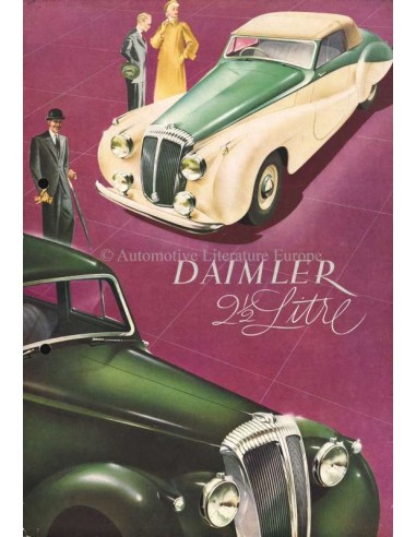 1949 DAIMLER SPECIAL SPORTS / CONSORT BROCHURE ENGELS
