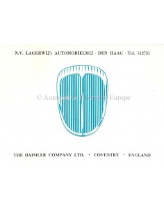 1965 DAIMLER SMALL MODEL RANGE BROCHURE ENGLISH