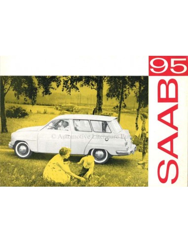 1960 SAAB 95 BROCHURE ENGLISH (US)